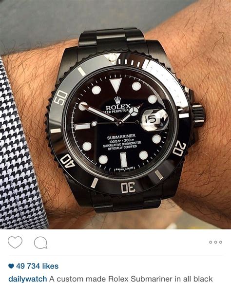 rolex submariner 2015 vs 2016|all black rolex submariner price.